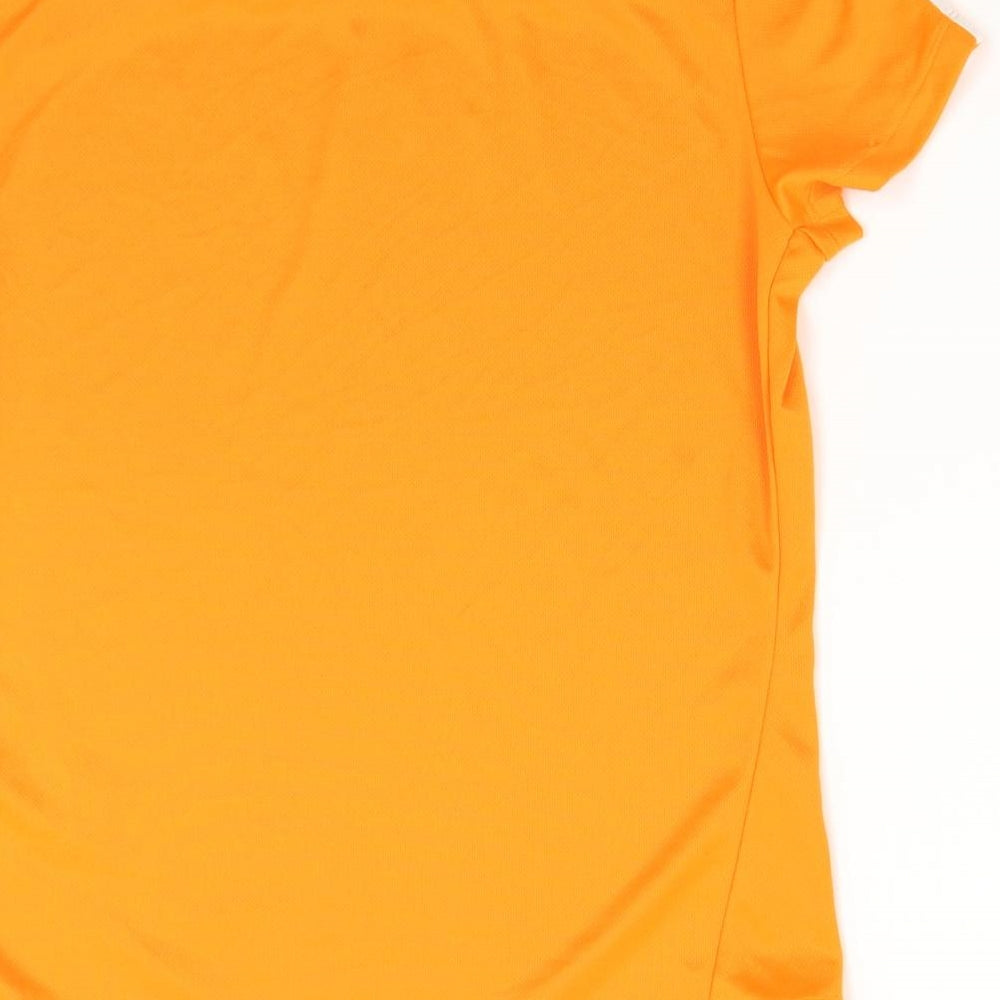 adidas Boys Orange   Basic T-Shirt Size 16 Years