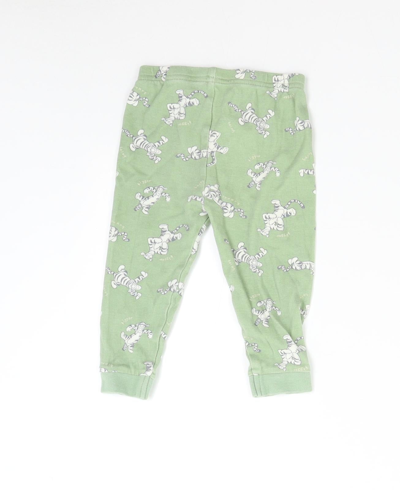George Baby Green   Sweatpants Trousers Size 18-24 Months  - Disney Tigger