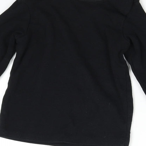 George Baby Black   Basic T-Shirt Size 18-24 Months  - Too Cute