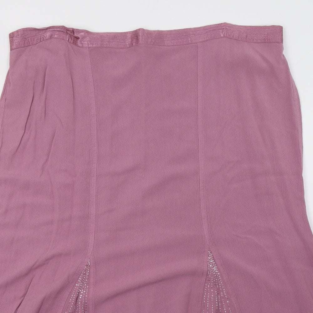 Matalan Womens Pink   A-Line Skirt Size 18