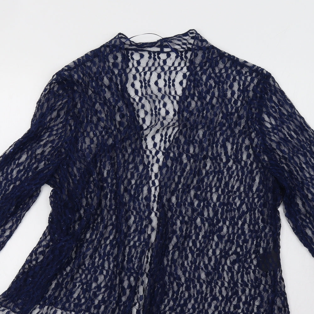 Preworn Womens Blue   Cardigan Jumper Size 16