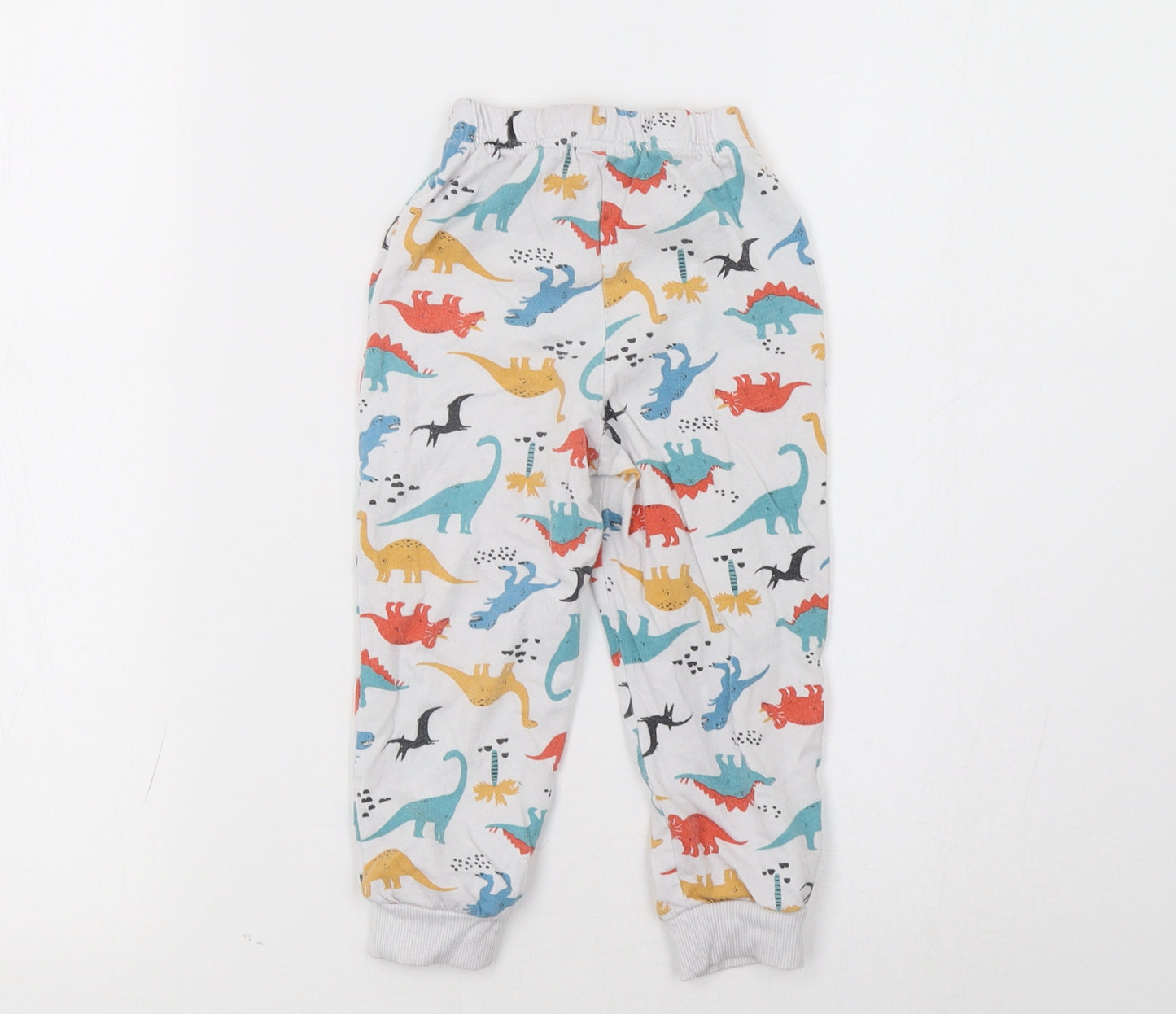 Matalan Boys White Polka Dot   Pyjama Pants Size 2-3 Years