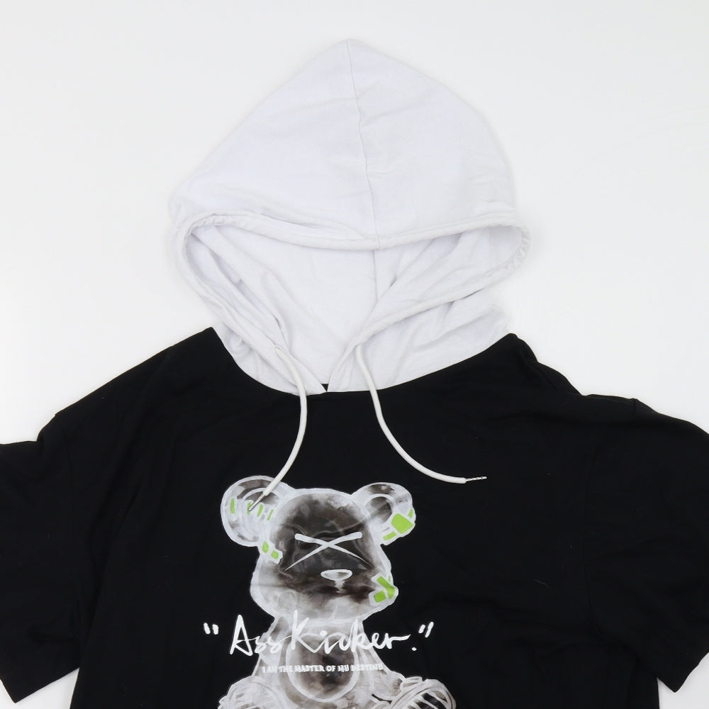 Preworn Womens Black   Pullover Sweatshirt Size 3XL