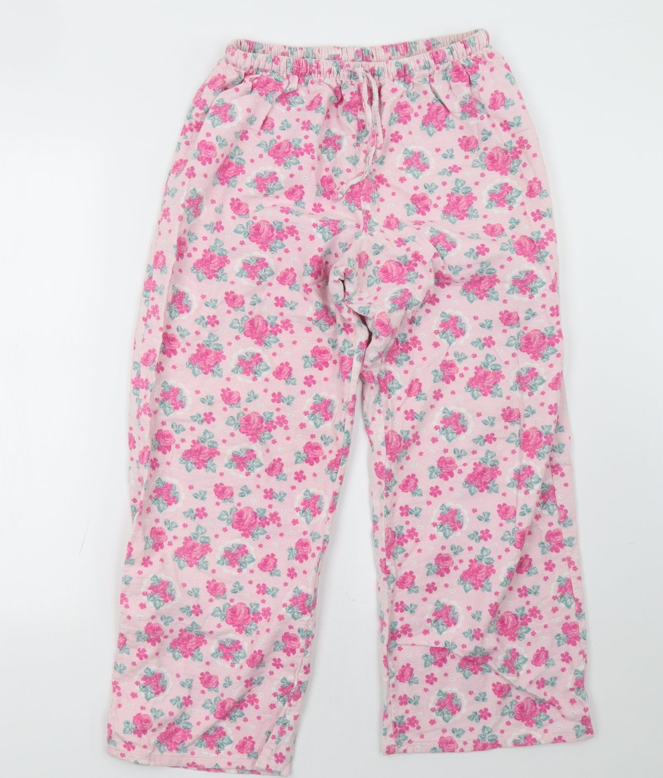 Preworn Womens Pink Floral   Pyjama Pants Size 10