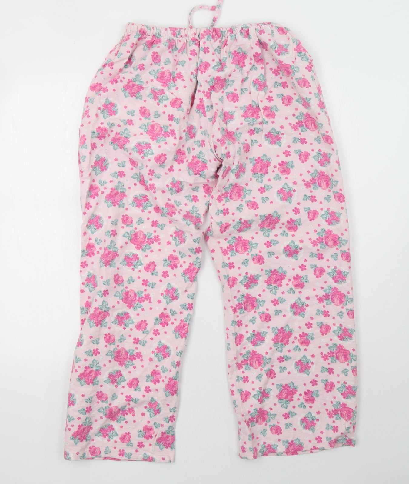 Preworn Womens Pink Floral   Pyjama Pants Size 10