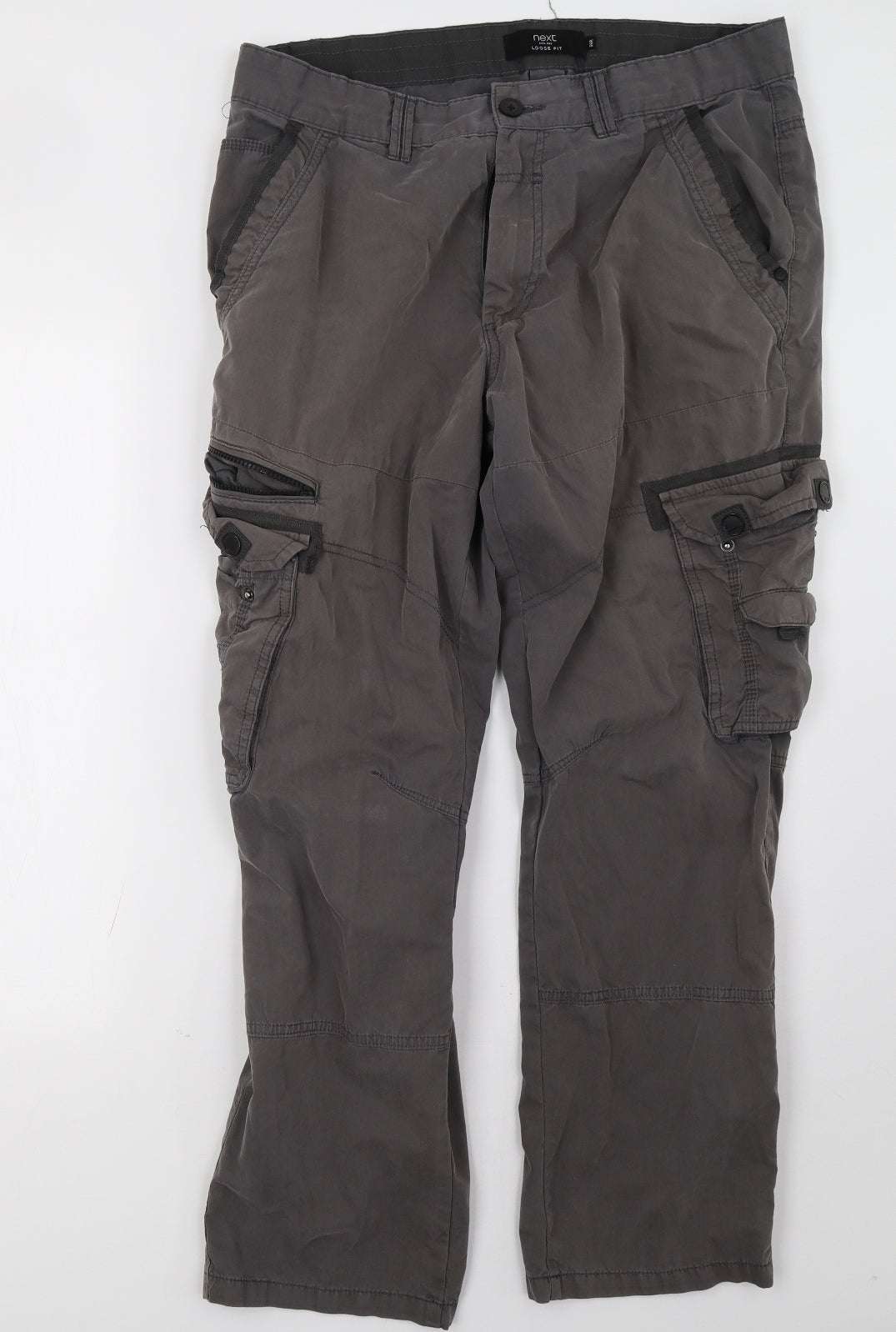 NEXT Mens Grey   Trousers  Size 36 L31 in