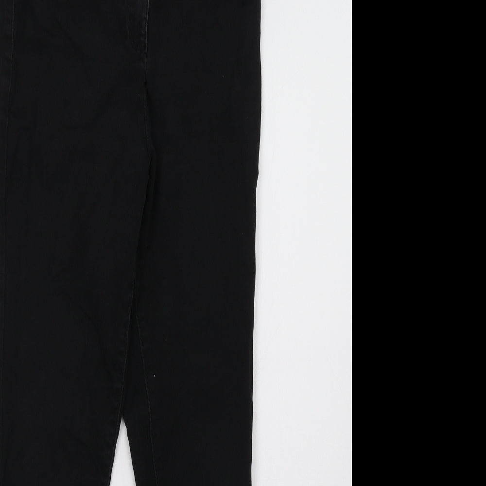 Matalan Womens Black  Denim Skinny Jeans Size 12 L29 in