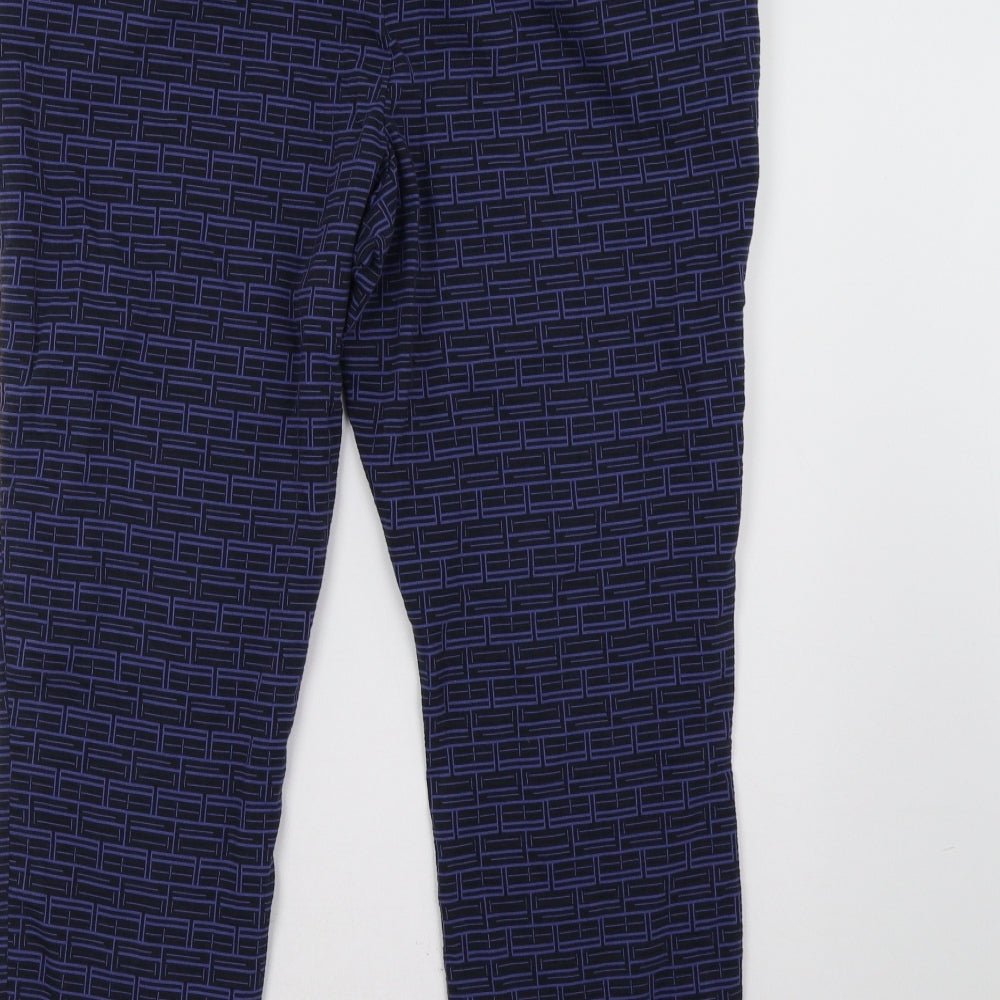 studios Womens Purple Geometric  Trousers  Size 20 L30 in