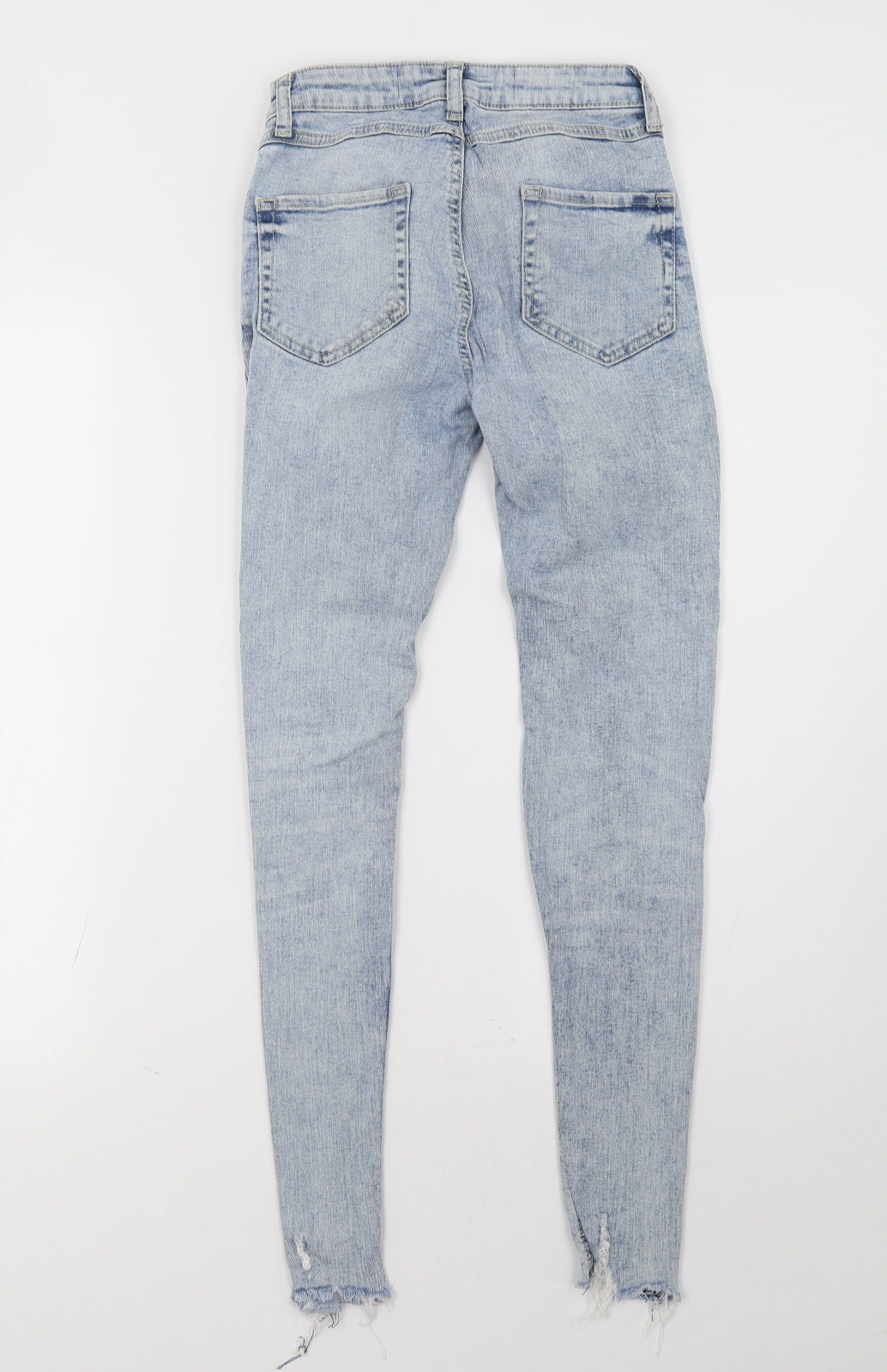 Primark Womens Blue  Denim Skinny Jeans Size 4 L28 in