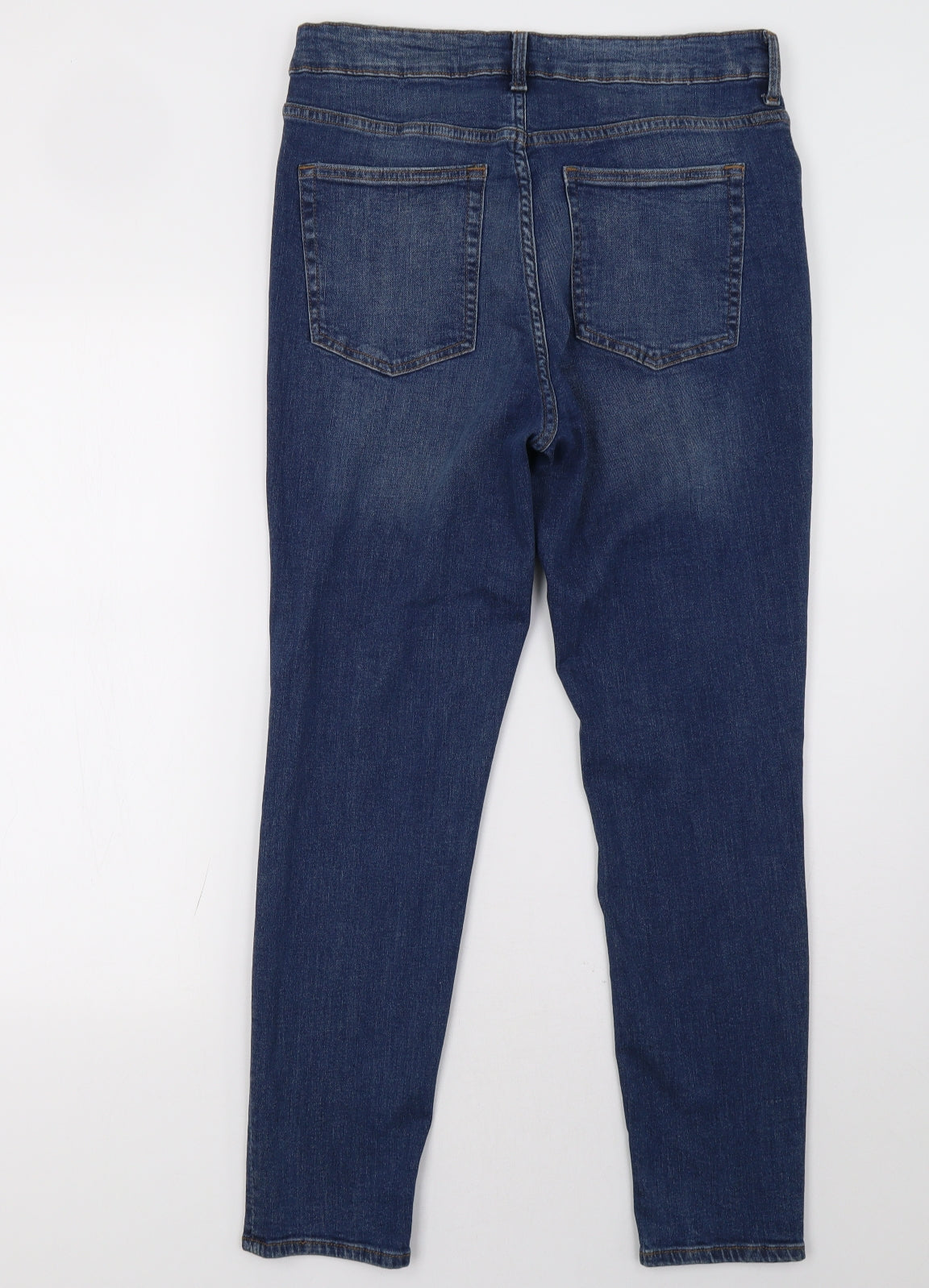 H&M Womens Blue  Denim Skinny Jeans Size 18 L30 in