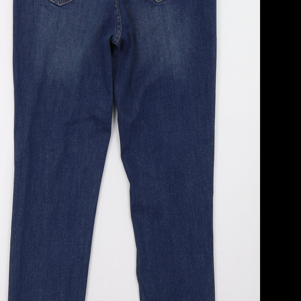 H&M Womens Blue  Denim Skinny Jeans Size 18 L30 in