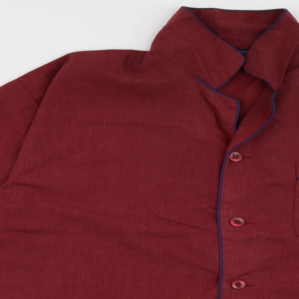 harvey james Mens Red    Pyjama Set Size L