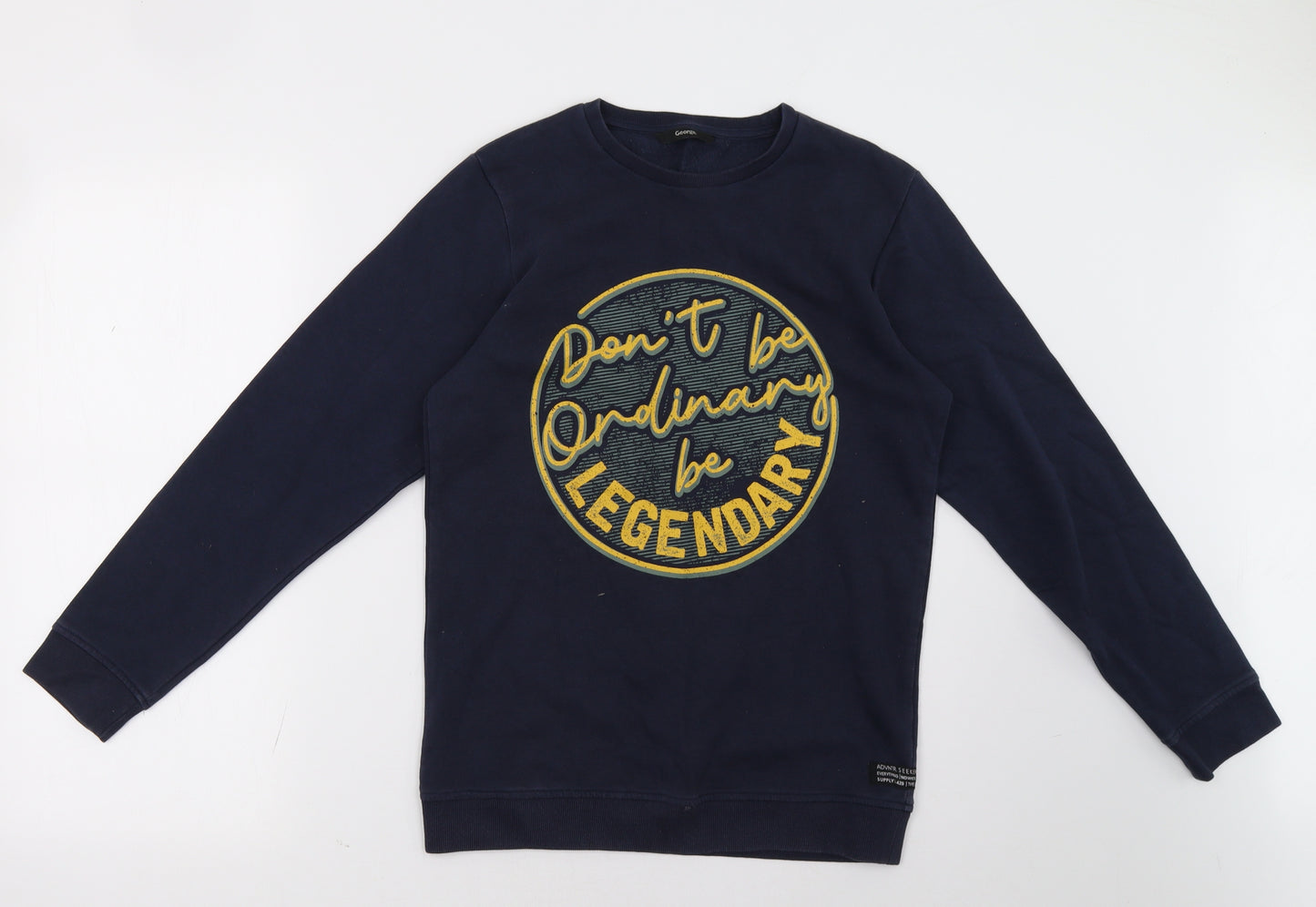 George Boys Blue   Pullover Sweatshirt Size 13-14 Years