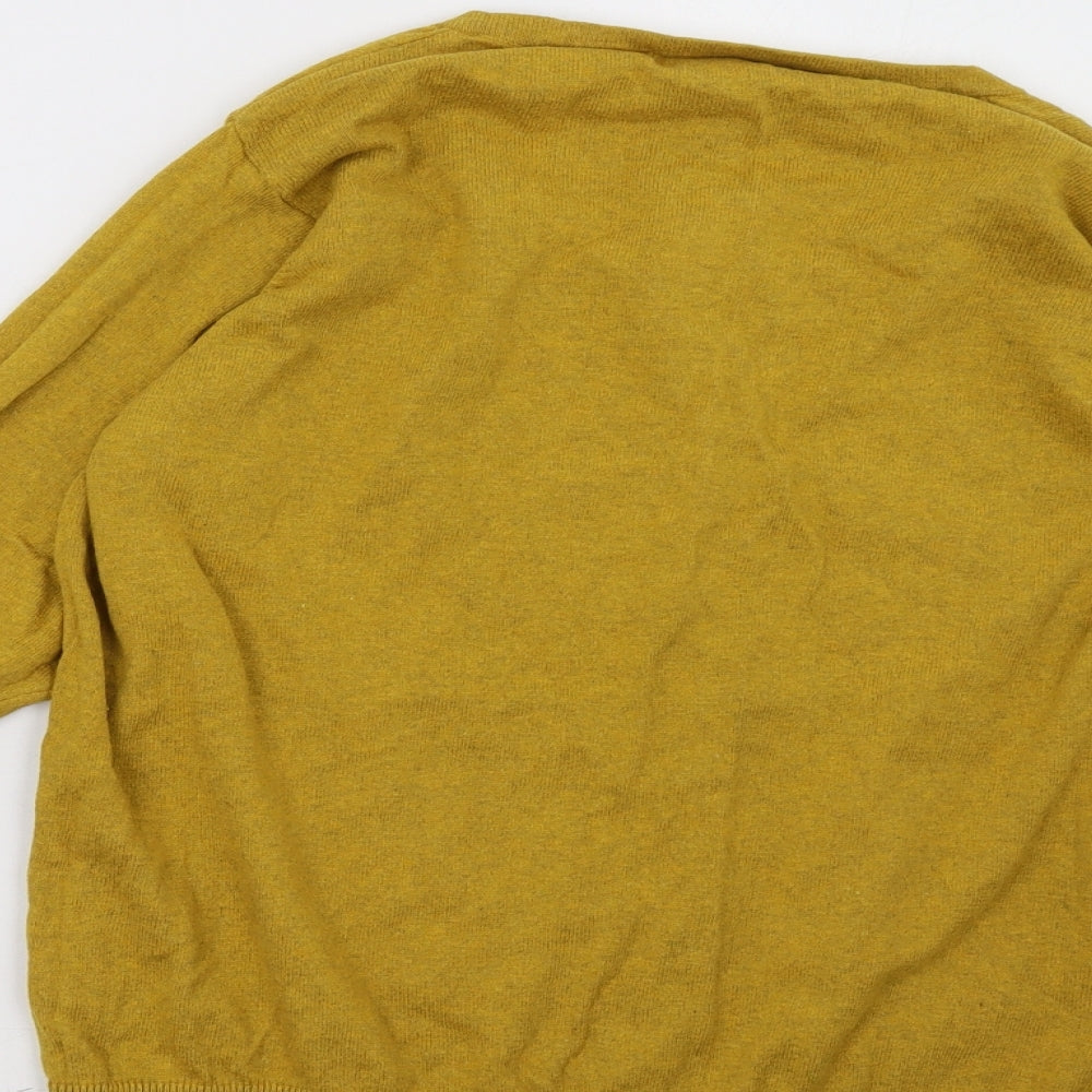 Primark Womens Yellow   Cardigan Jumper Size 16