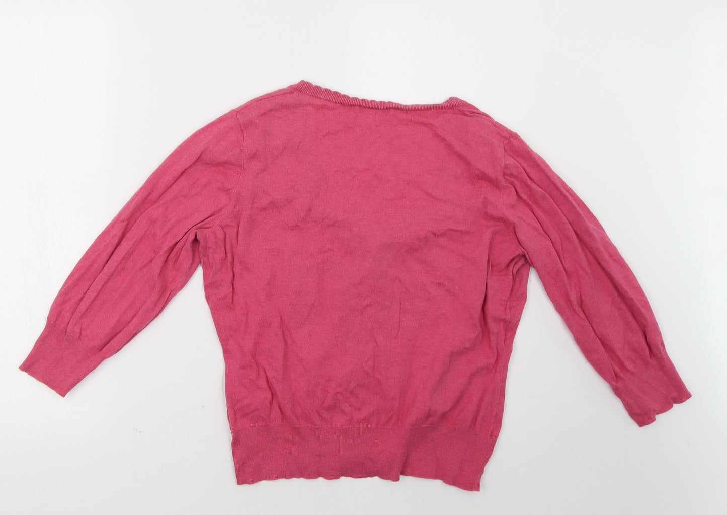 Monsoon Womens Pink   Cardigan Jumper Size 16
