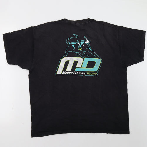 Fruit of the Loom Mens Black    T-Shirt Size XL
