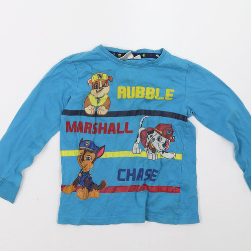 tesco Boys Blue   Pullover Sweatshirt Size 4-5 Years