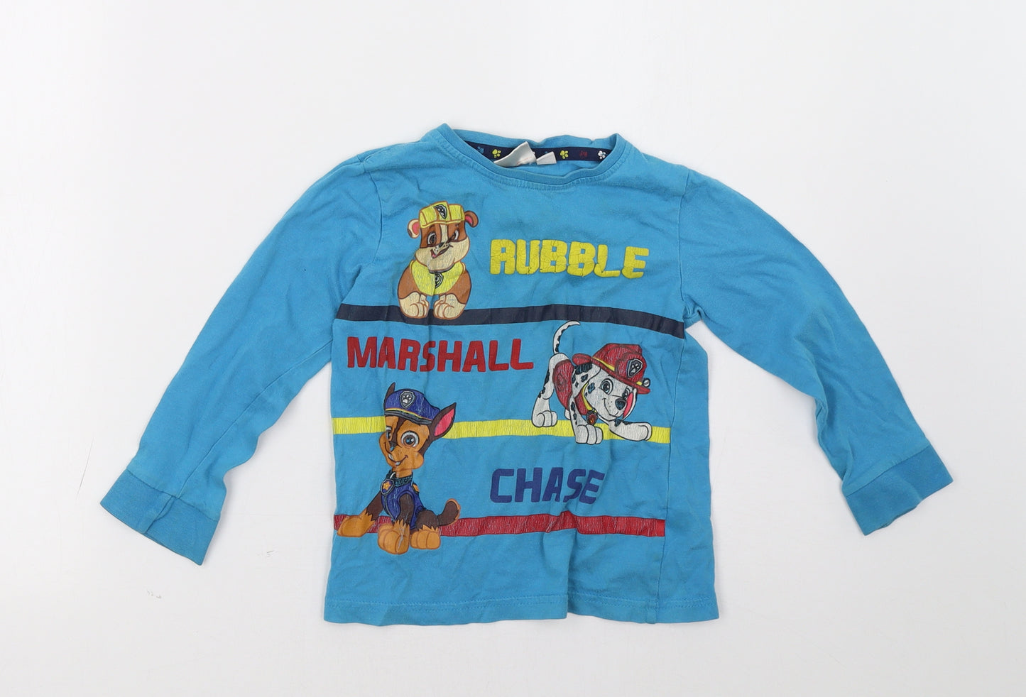 tesco Boys Blue   Pullover Sweatshirt Size 4-5 Years