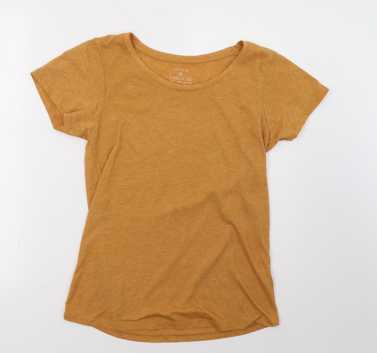 Primark Womens Orange   Basic T-Shirt Size S