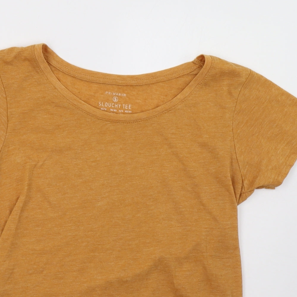 Primark Womens Orange   Basic T-Shirt Size S