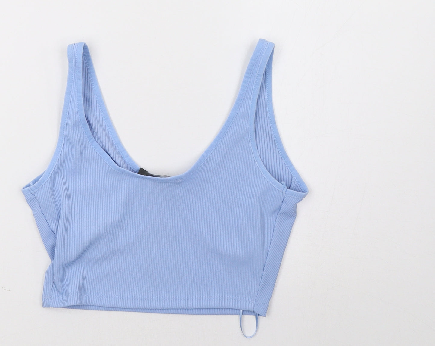 Primark Womens Blue   Cropped Tank Size 10