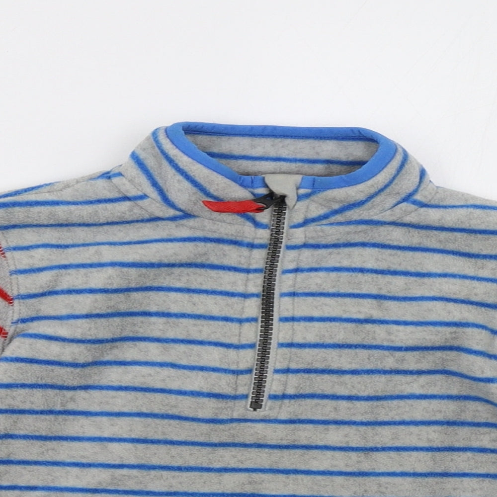 Sainsburys Boys Grey Striped  Pullover Sweatshirt Size 2 Years