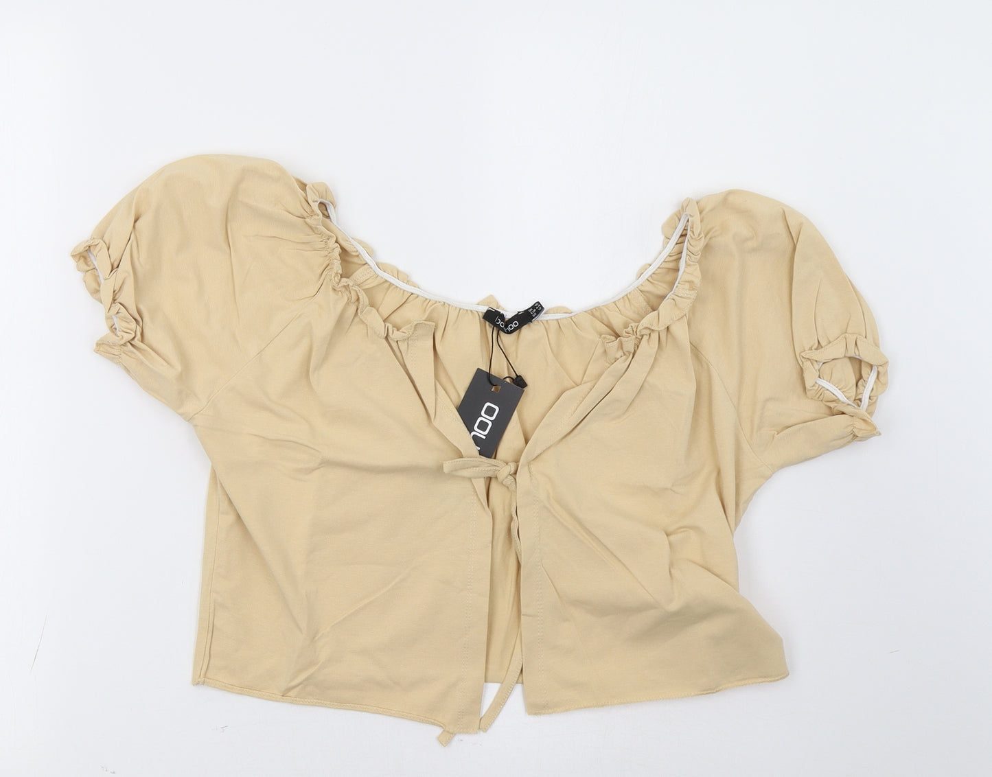 Boohoo Womens Beige   Cardigan Jumper Size 16