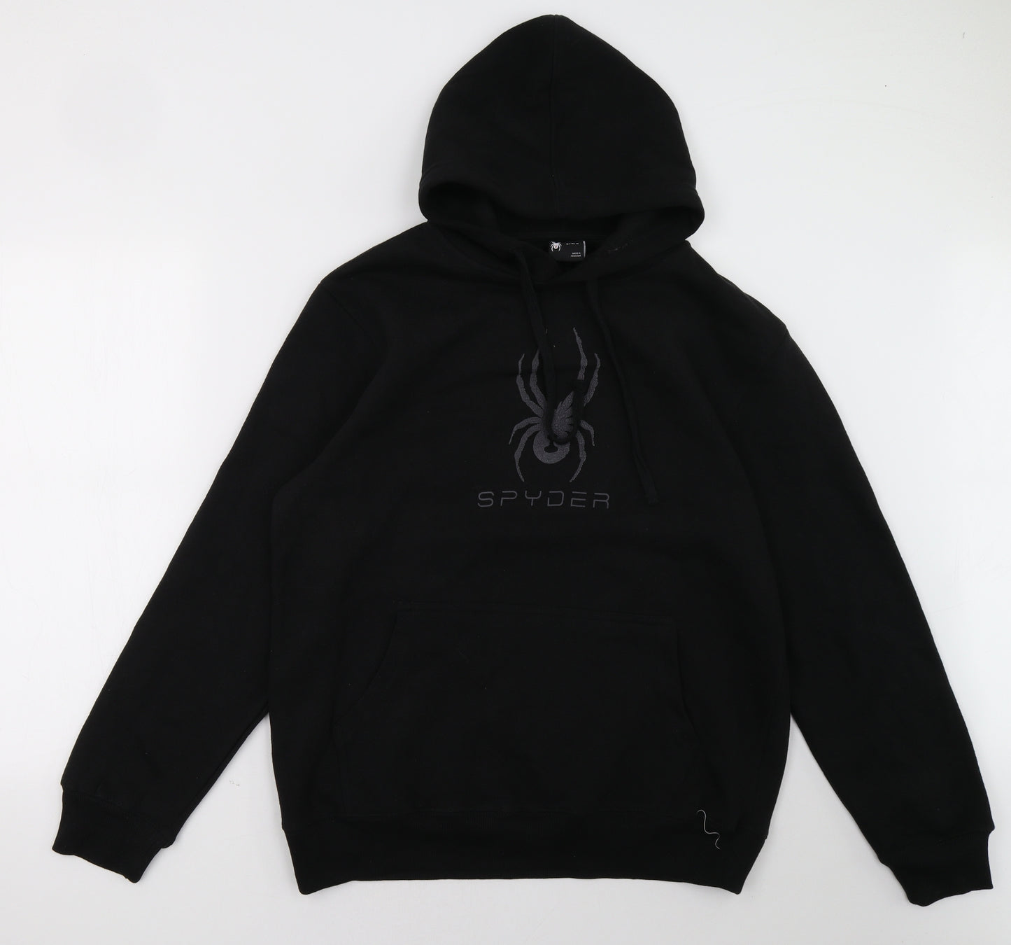 Spyder Mens Black   Pullover Hoodie Size L