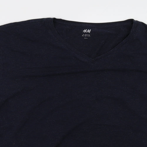 H&M Womens Blue   Pullover Sweatshirt Size L