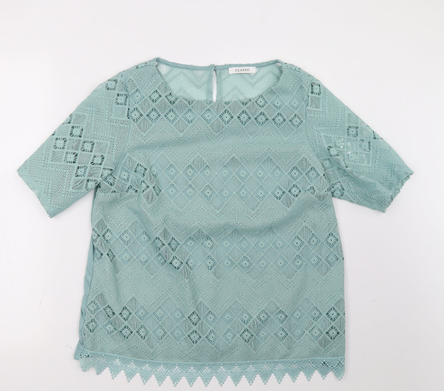 Marks and Spencer Womens Green   Basic T-Shirt Size 16