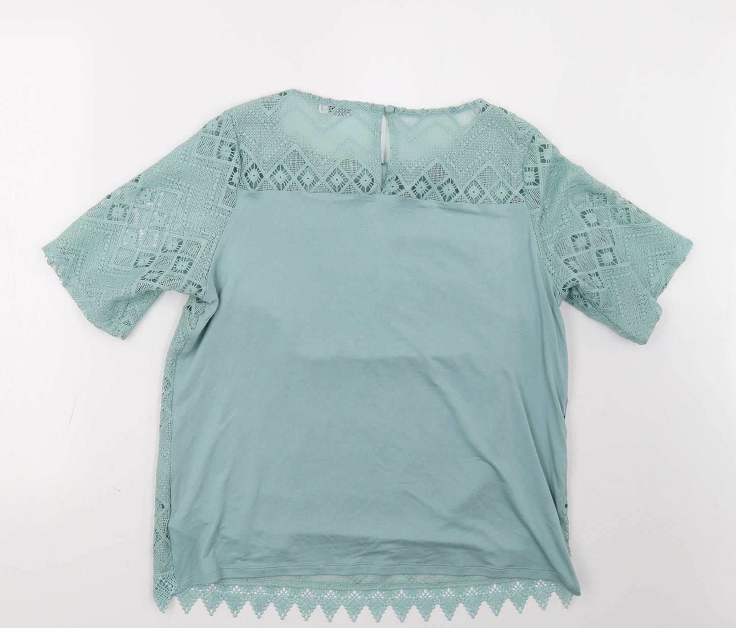 Marks and Spencer Womens Green   Basic T-Shirt Size 16