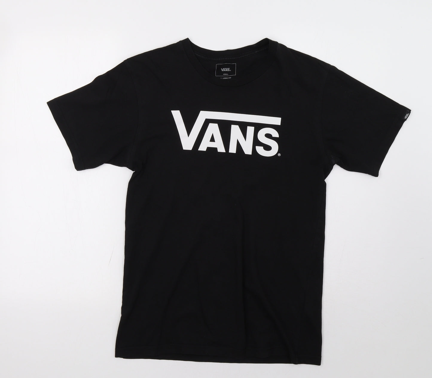 VANS Mens Black    T-Shirt Size S