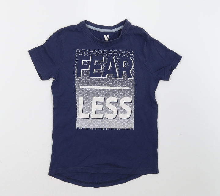 by very Boys Black Basic T-Shirt Size 5 Years