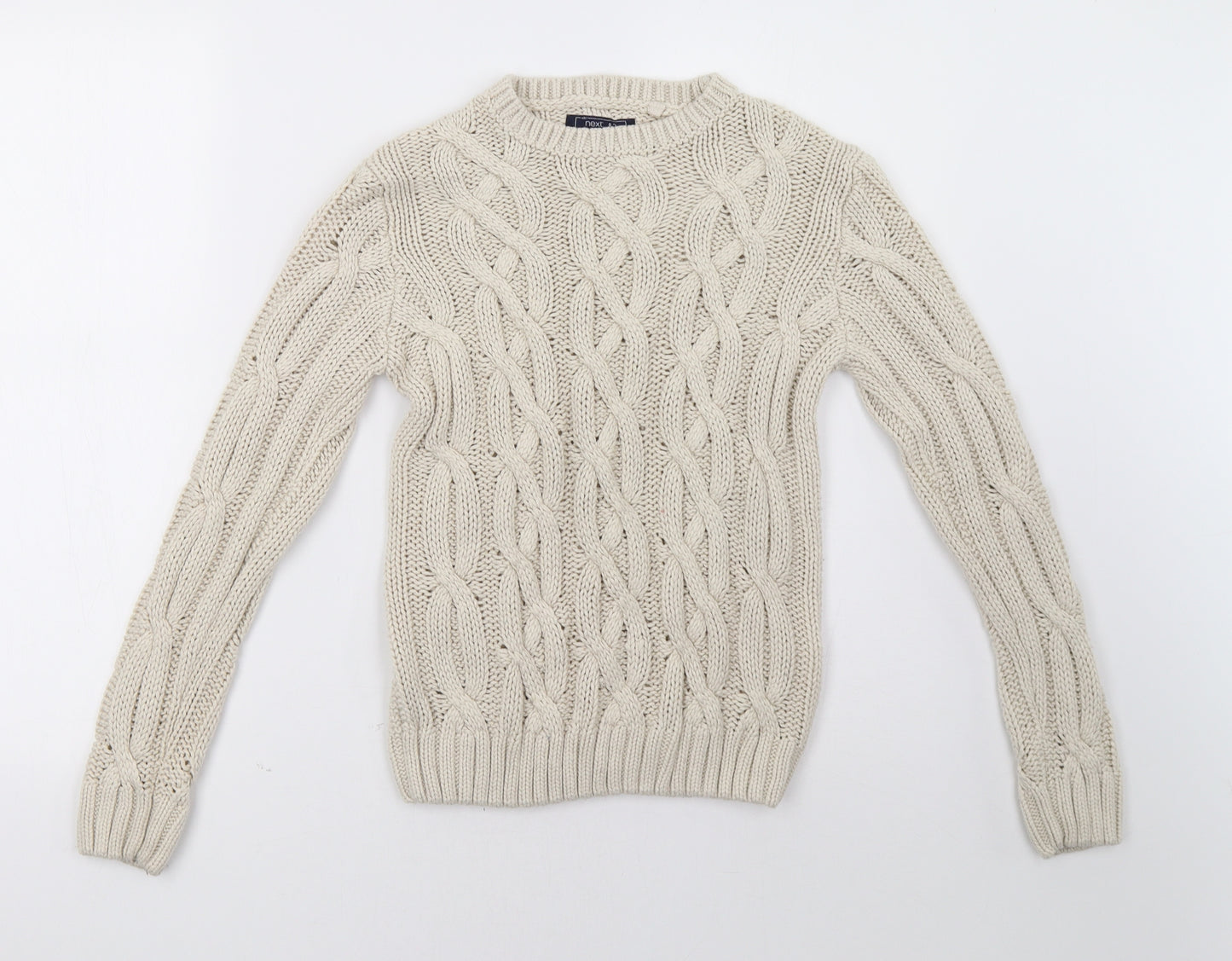 NEXT Boys Beige   Pullover Sweatshirt Size 10 Years