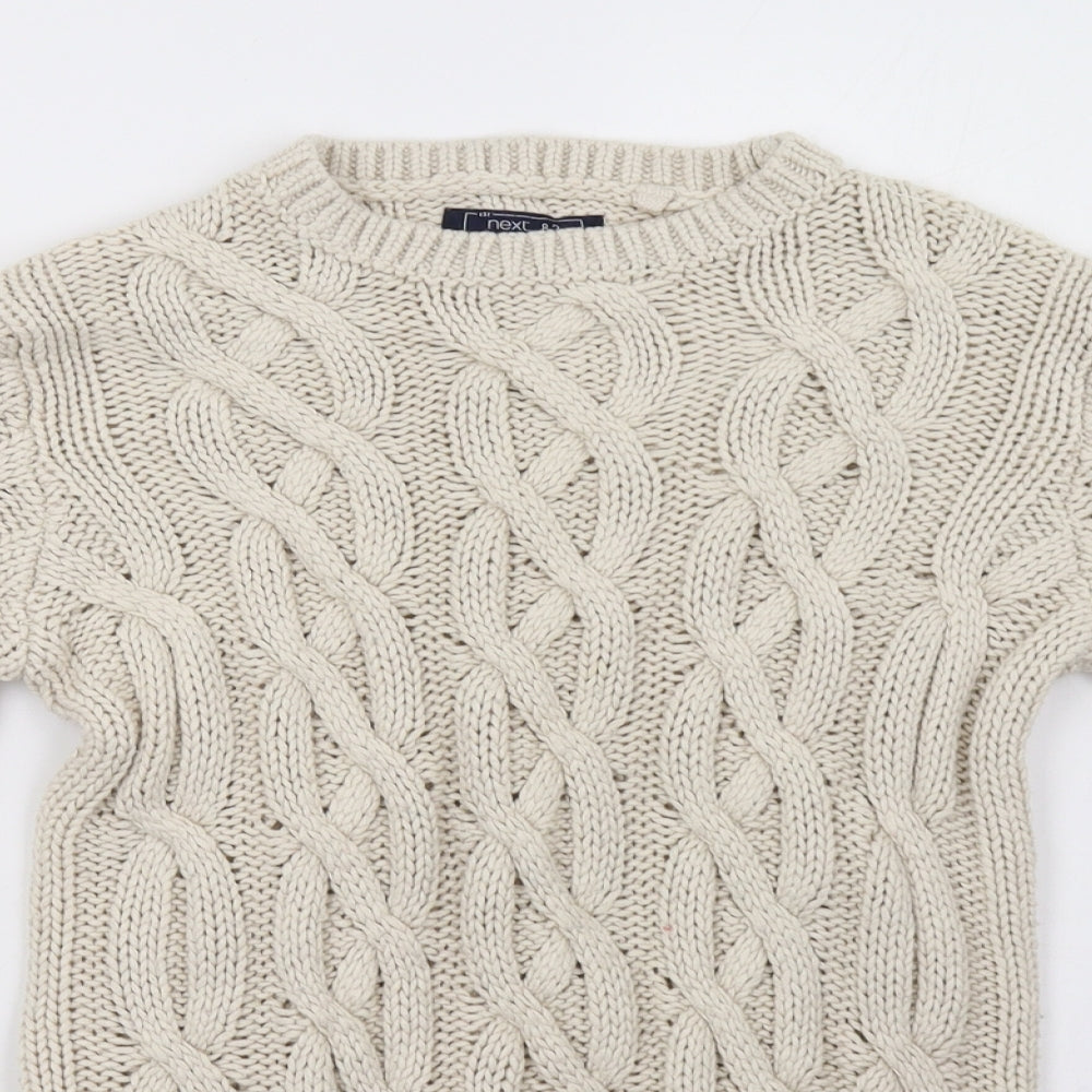 NEXT Boys Beige   Pullover Sweatshirt Size 10 Years