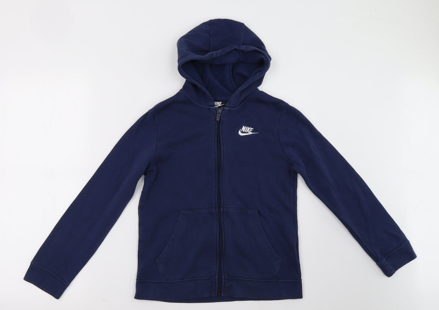 Nike Boys Blue   Full Zip Hoodie Size M