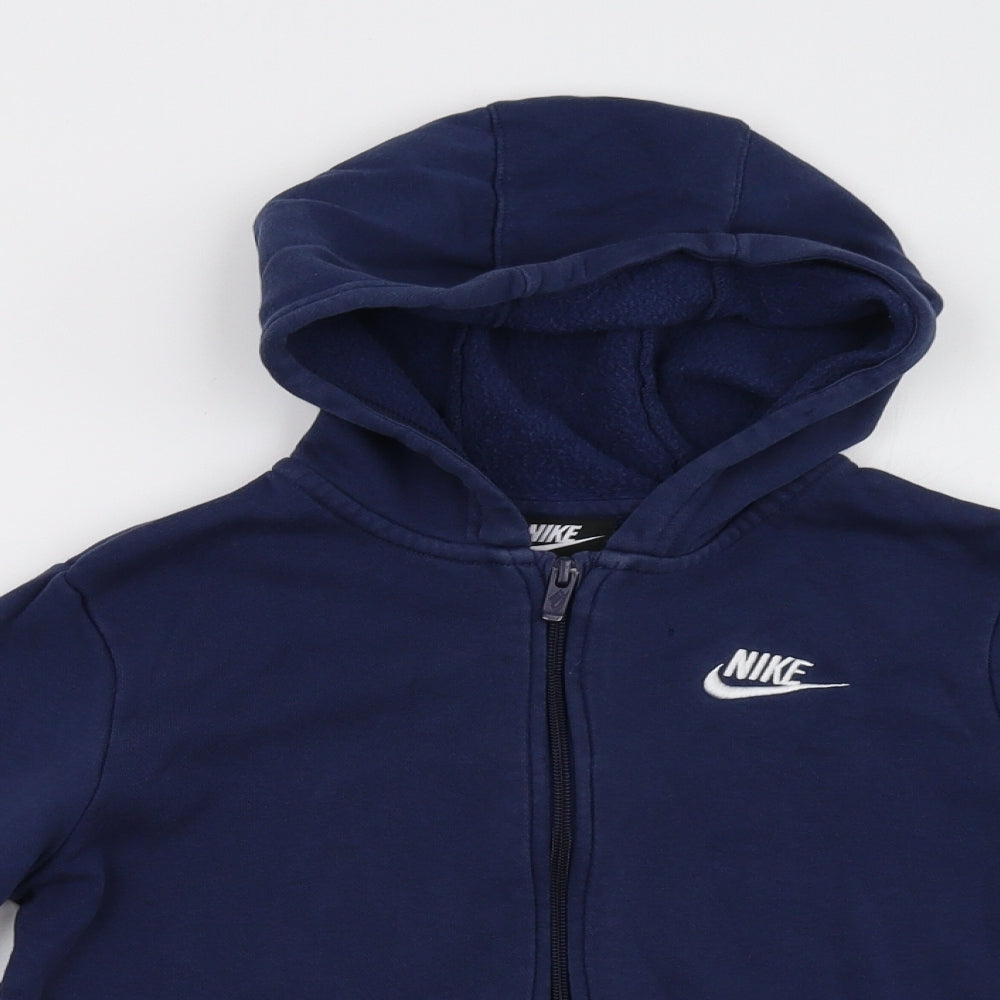 Nike Boys Blue   Full Zip Hoodie Size M