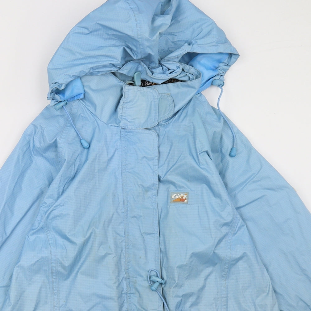 gti Mens Blue   Windbreaker Coat Size M
