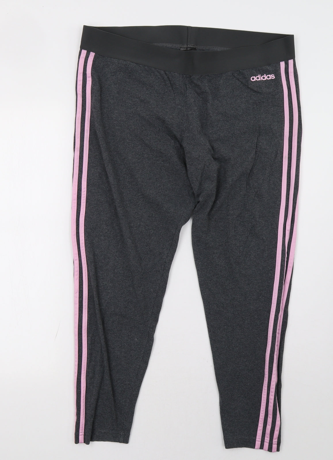 adidas Womens Grey    Leggings Size 24 L30 in