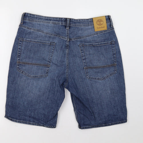 Timberland Mens Blue  Denim Bermuda Shorts Size 34