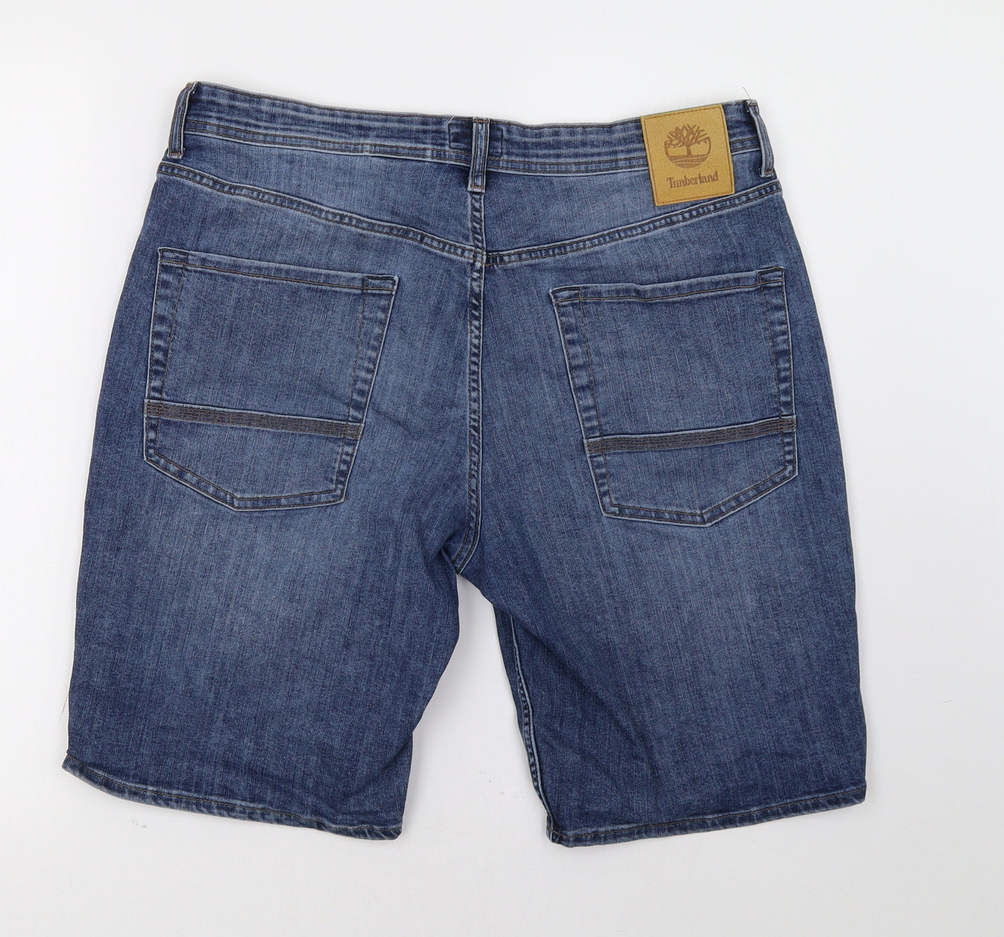 Timberland Mens Blue  Denim Bermuda Shorts Size 34