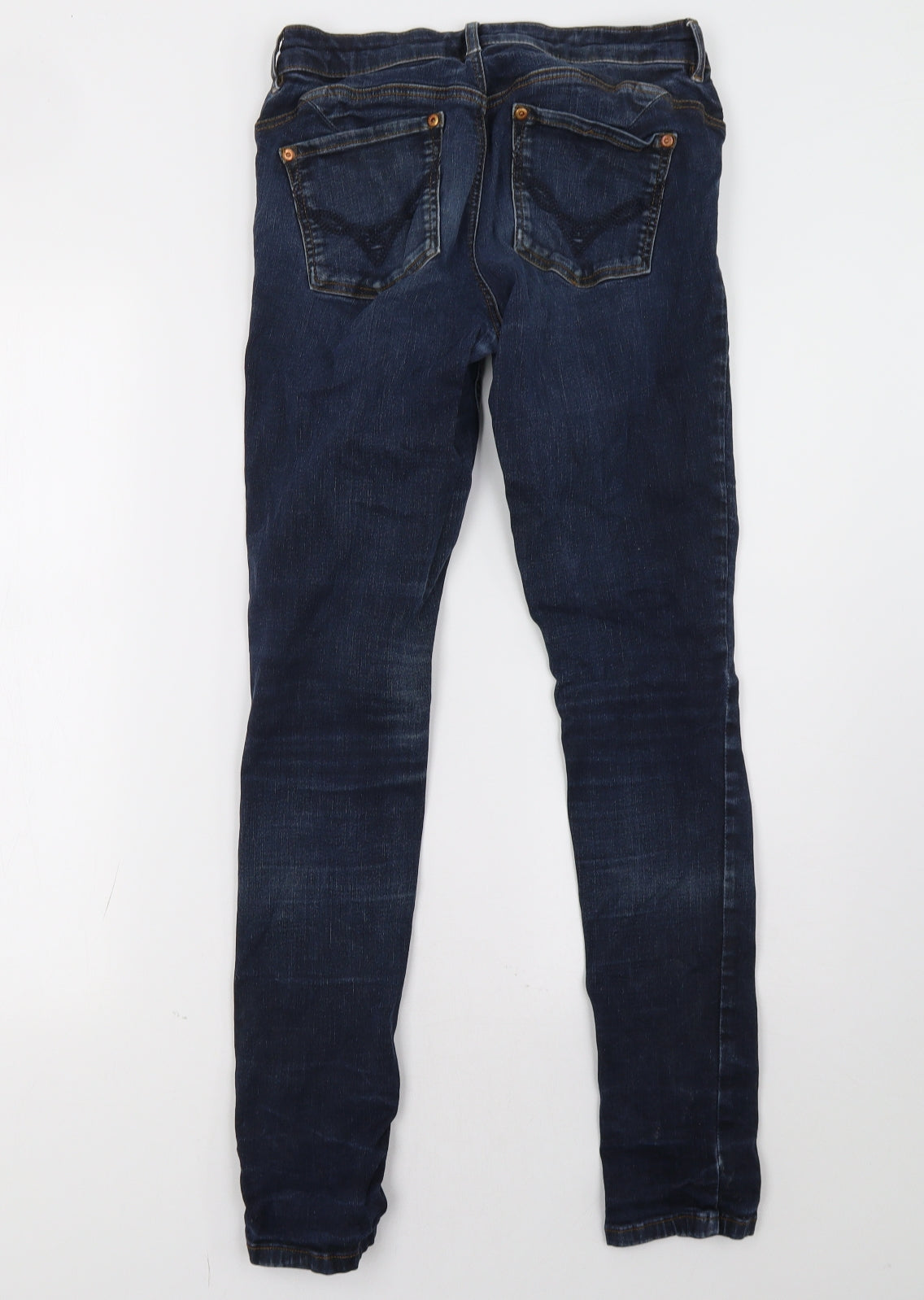Oasis Womens Blue  Denim Skinny Jeans Size 12 L31 in