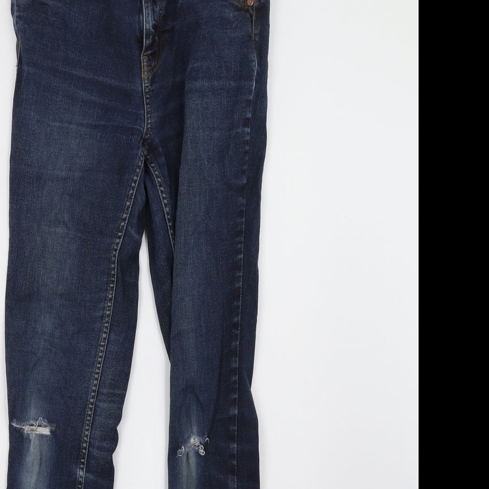 Oasis Womens Blue  Denim Skinny Jeans Size 12 L31 in