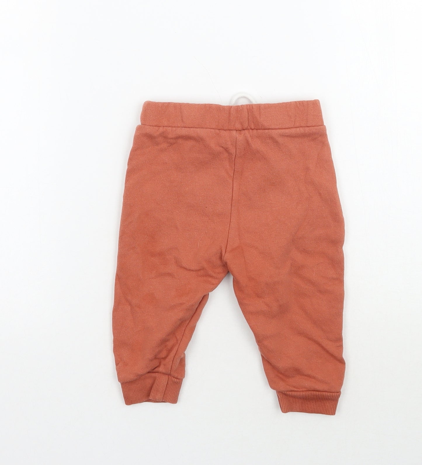 Fred & flo Boys Orange   Sweatpants Trousers Size 6-9 Months