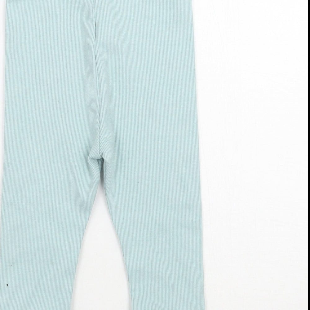 F&F Girls Blue   Capri Leggings Size 6-9 Months