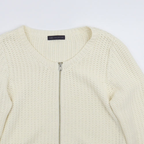 Marks and Spencer Womens Ivory   Jacket Coat Size 14
