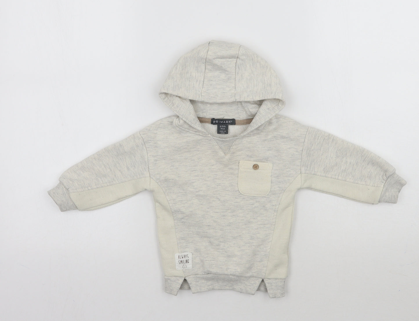 Primark Baby Grey   Pullover Jumper Size 6-9 Months