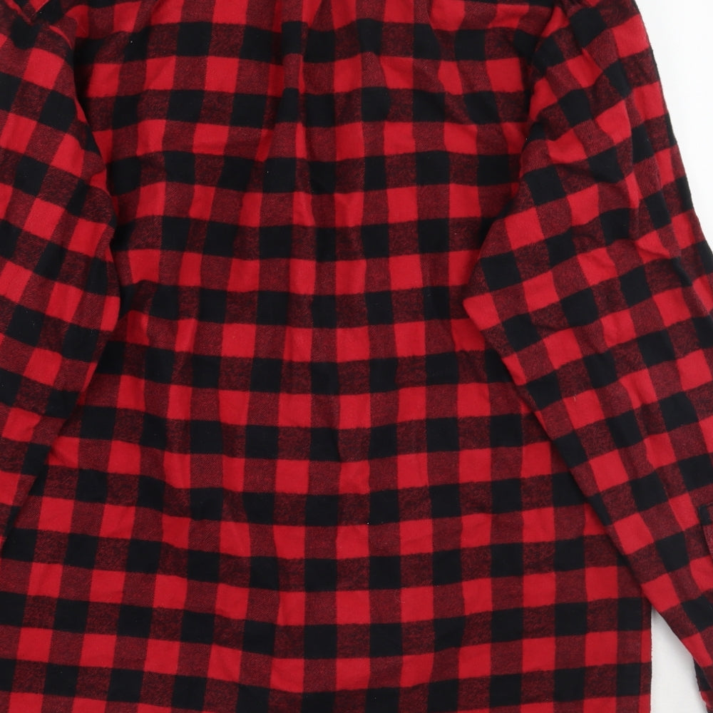The vermont heritage Mens Red Check   Button-Up Size L