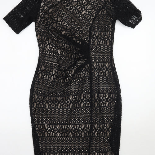 Marks and Spencer Womens Black   A-Line  Size 12