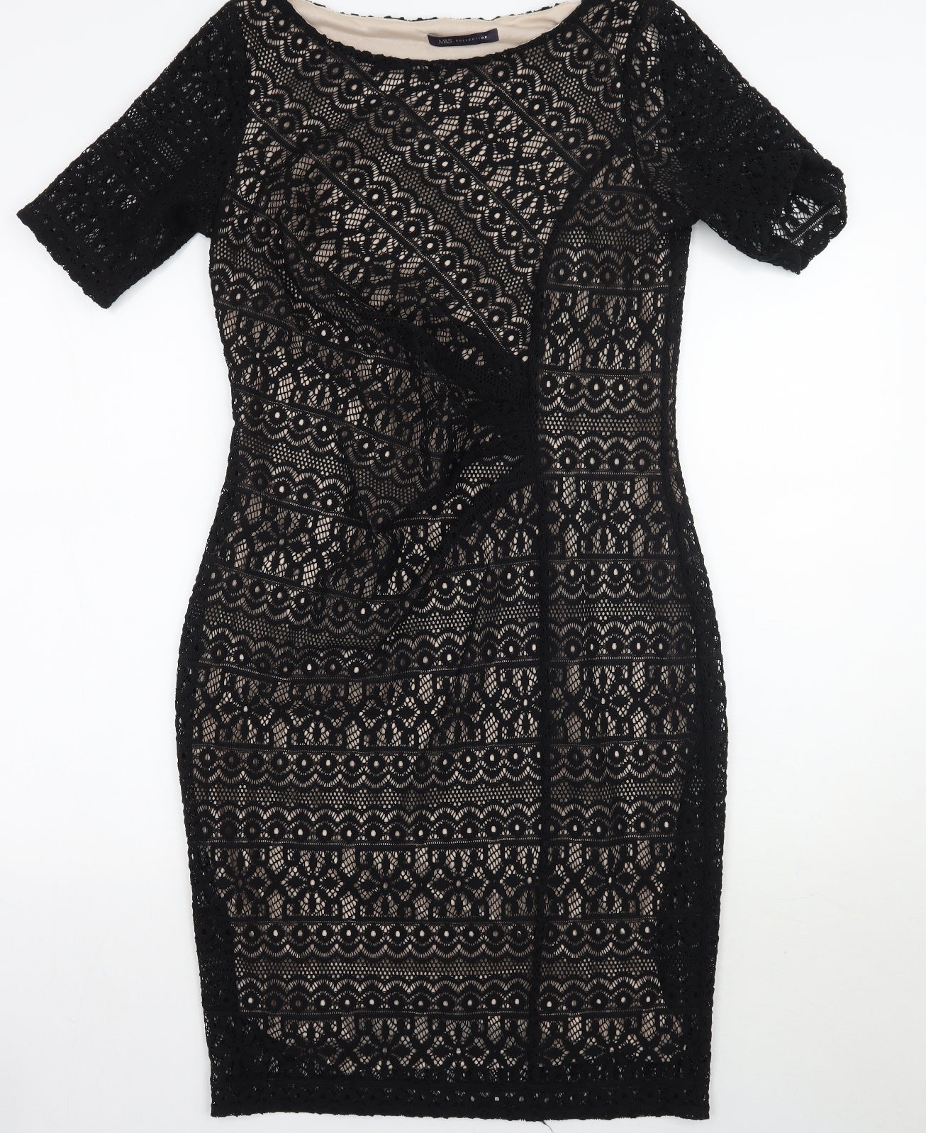 Marks and Spencer Womens Black   A-Line  Size 12